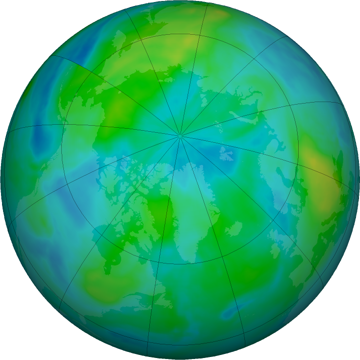 Arctic ozone map for 22 September 2022